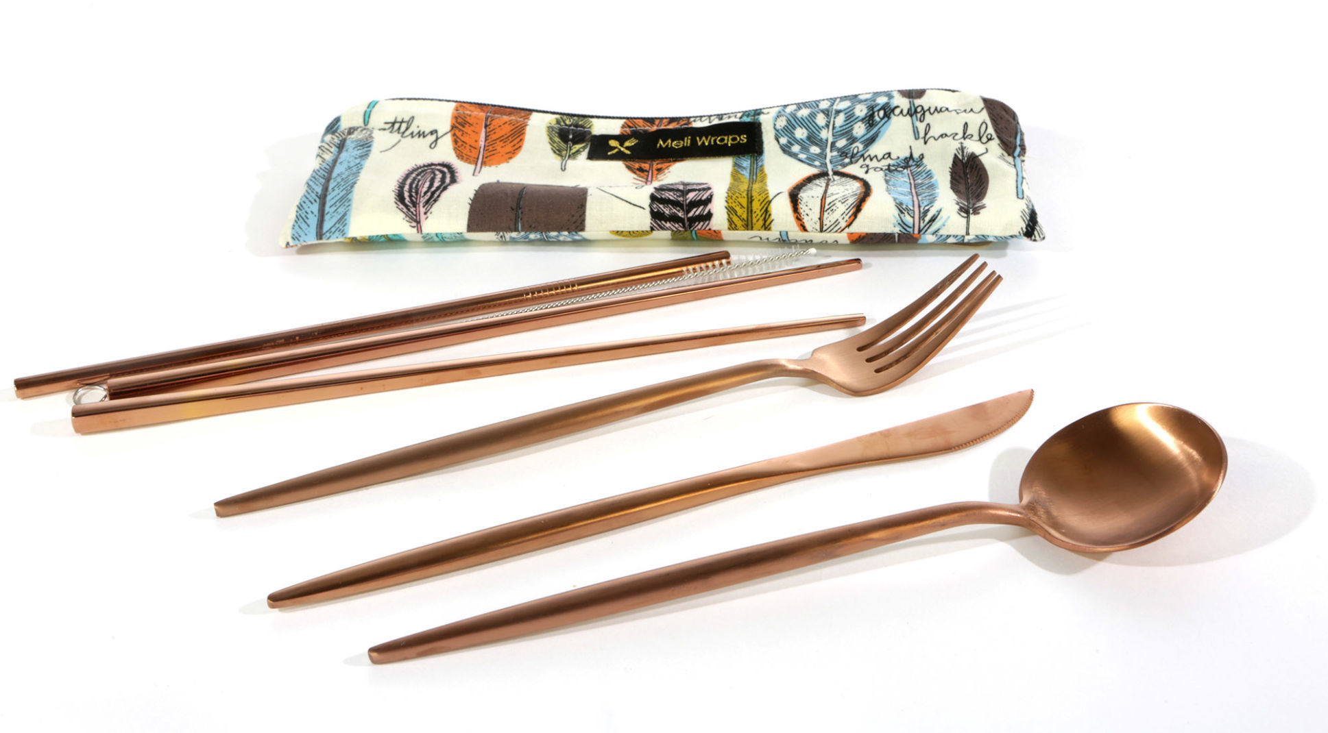 Travel utensils set